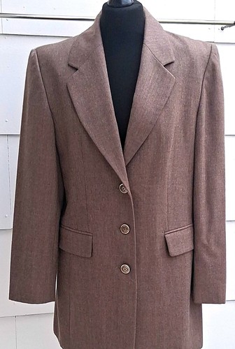 Damen blazer braun - braun, meliert