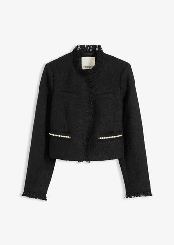 Neu cropped bouclé - bouclé-blazer, gr