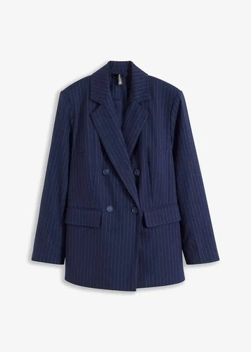 Doppelreihiger blazer mit - doppelreihiger,